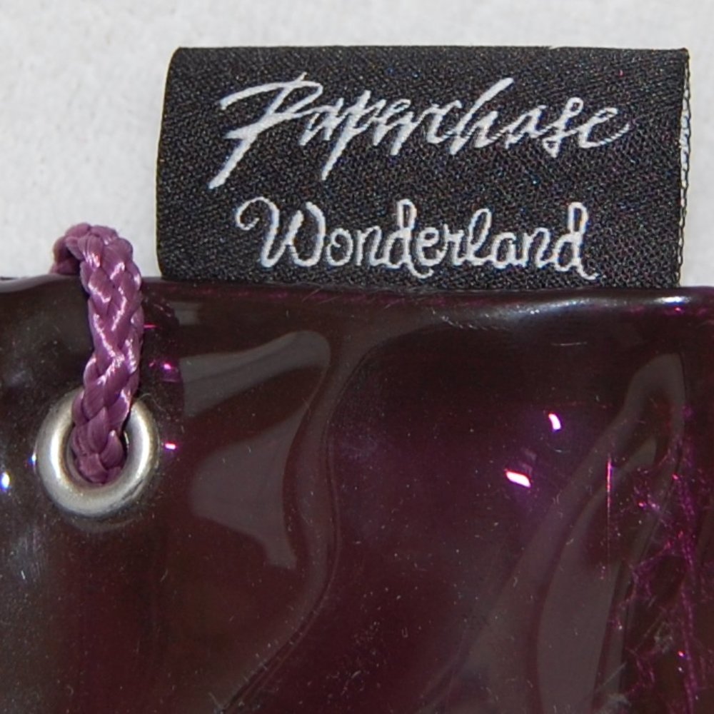 Paperchase Wonderland 2013, Back to School Purple Backpack, 12" Wide x 17" Tall - Picture 3 of 10